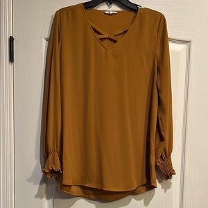 Maurices Golden Brown Blouse